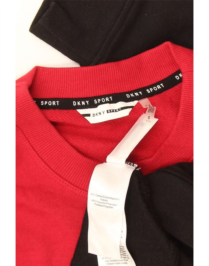 Женский джемпер с рисунком Dkny, Великобритания, 10 маленьких разноцветных цветных блоков