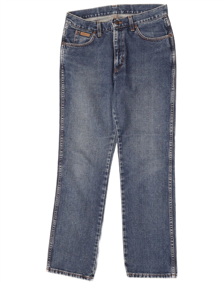 Женские прямые джинсы Wrangler Grace W31 L30 синие, хлопок