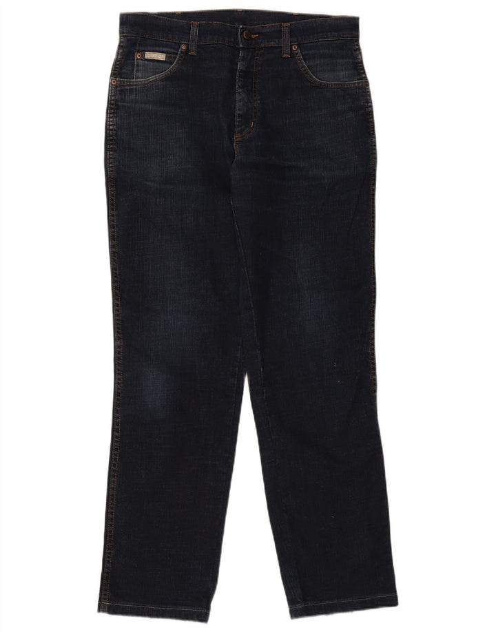Мужские прямые джинсы WRANGLER Texas Stretch W34 L31, темно-синий хлопок