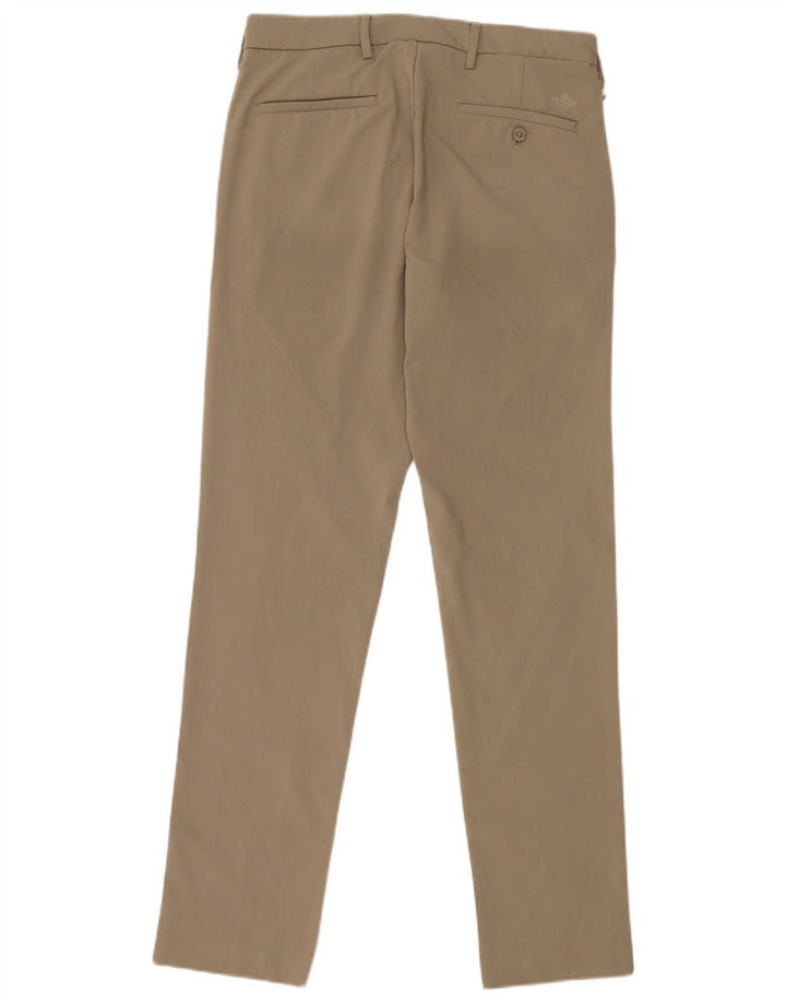 Мужские брюки-чинос Dockers W29 L32 бежевого цвета из полиэстера