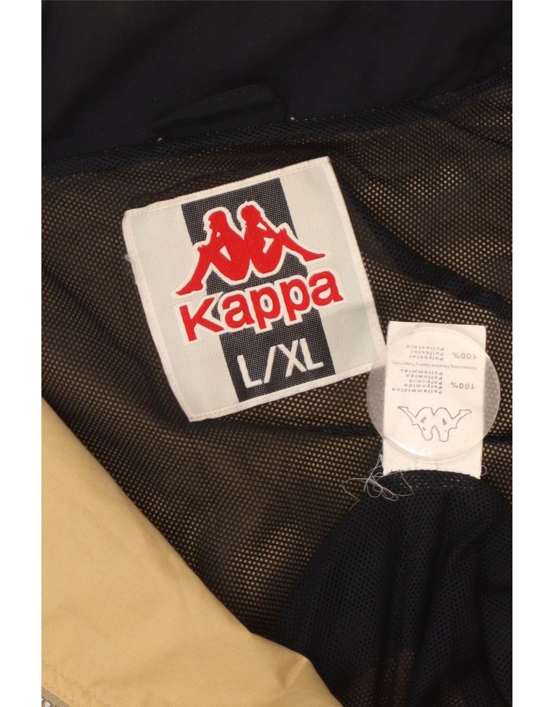 Мужская дождевик Kappa UK 42 XL Бежевый Полиамид