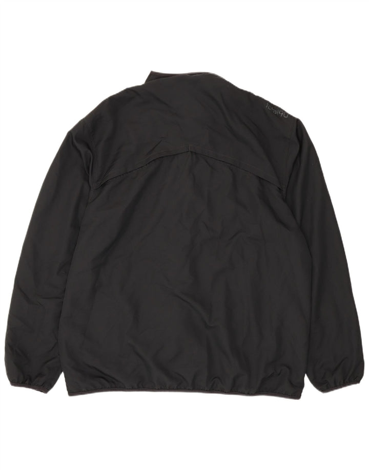 Мужская спортивная куртка Nike UK 45/47 XL, черный полиэстер с цветными блоками