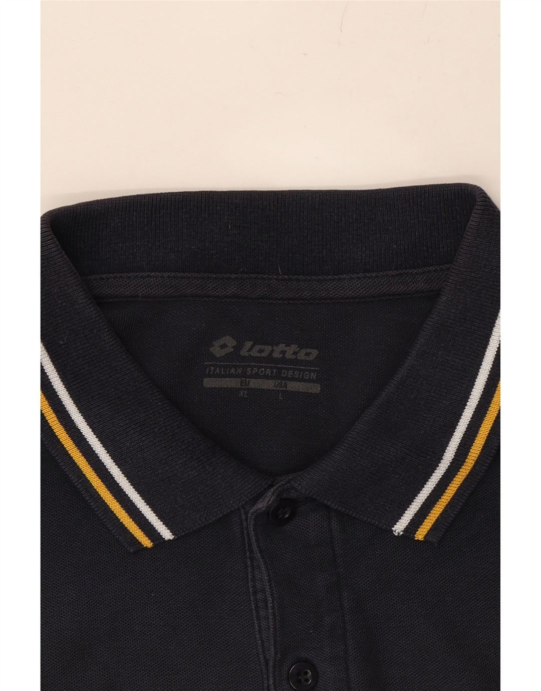 Mens Polo Shirt XL Vintage Lotto and Second-Hand Lotto from Messina Hembry 