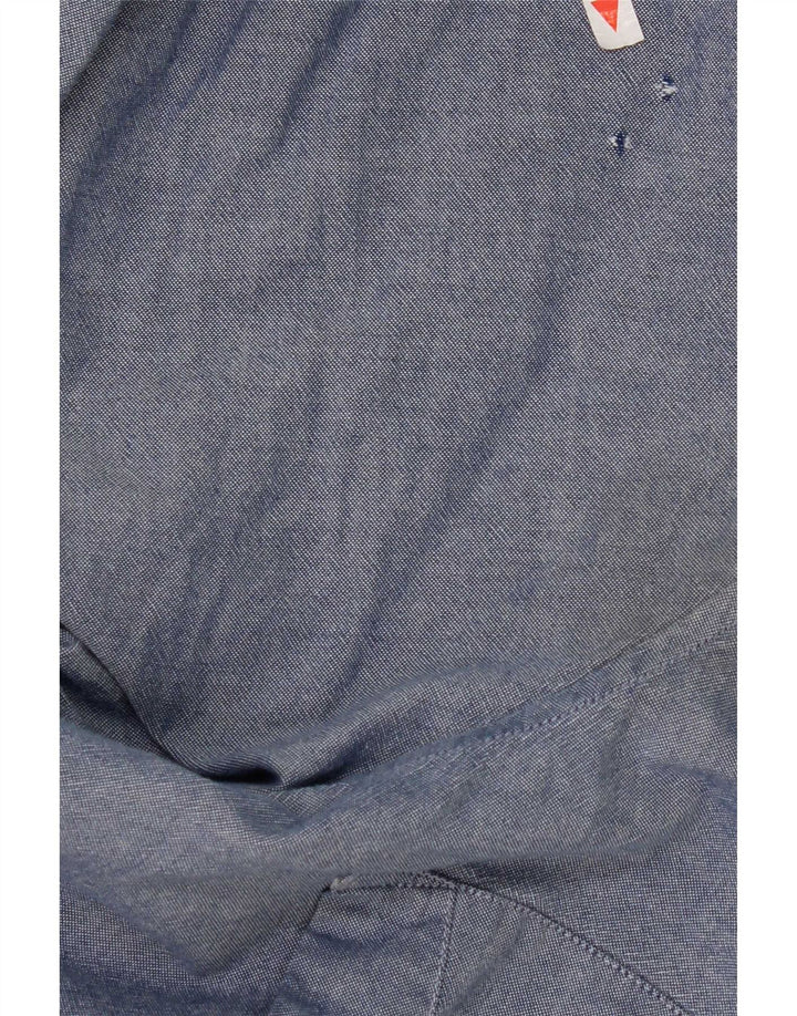Мужская рубашка стандартного кроя Levi's, большая темно-синяя хлопковая рубашка