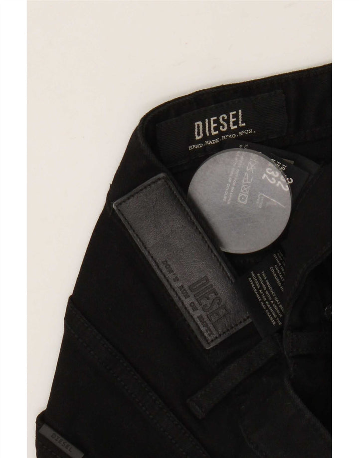 Мужские узкие джинсы Diesel W32 L32, черный хлопок