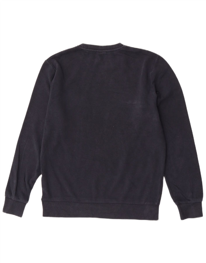 Мужской свитшот с рисунком Jack & Jones, средний темно-синий хлопковый джемпер