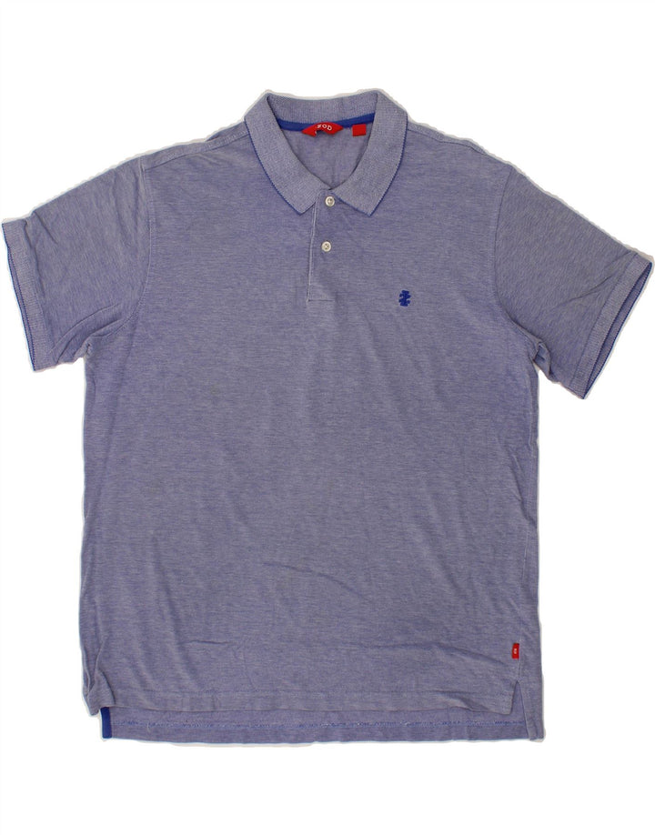 IZOD Mens Polo Shirt XL Purple Cotton Vintage Izod and Second-Hand Izod from Messina Hembry 