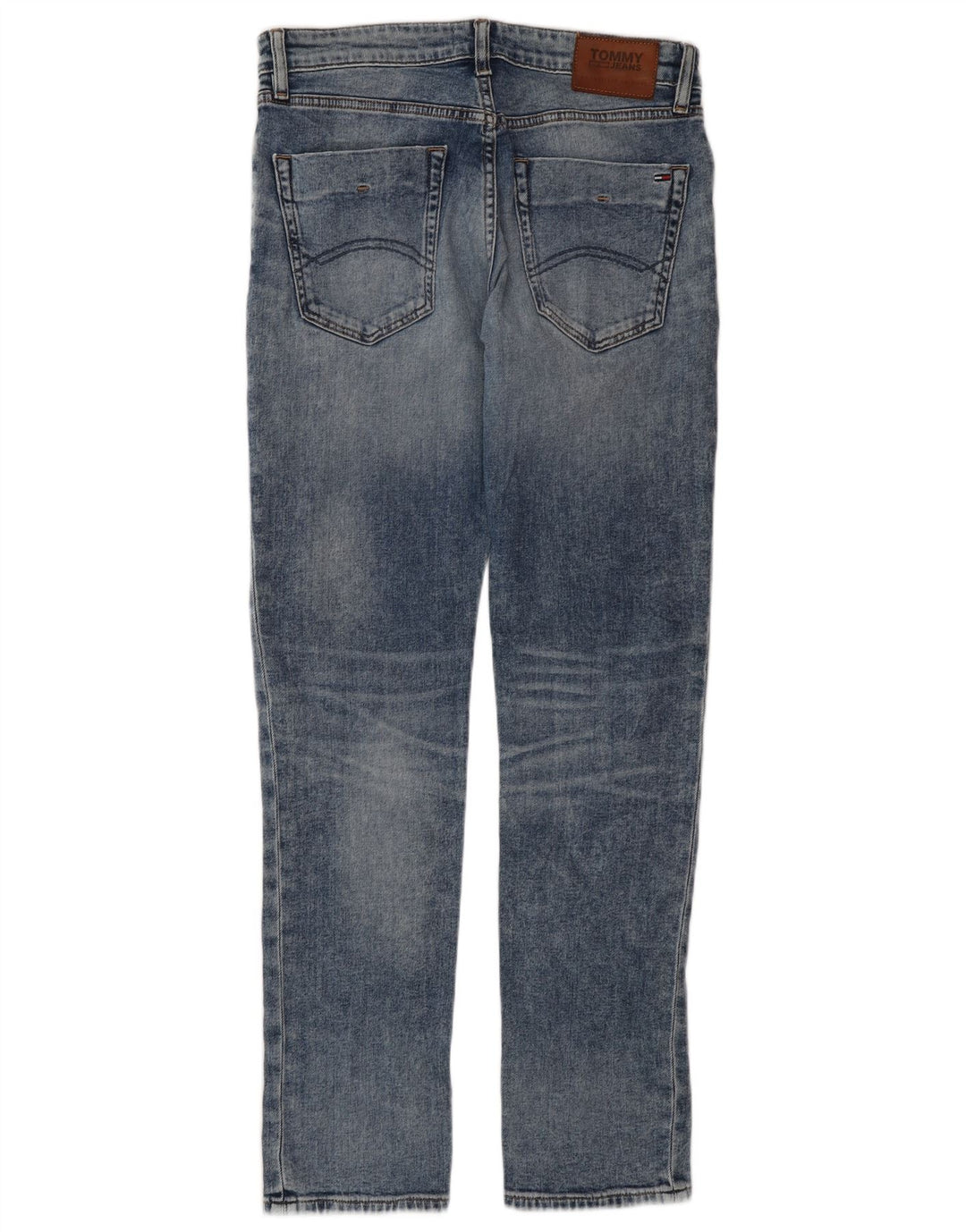 TOMMY HILFIGER Мужские зауженные джинсы W30 L32 синие