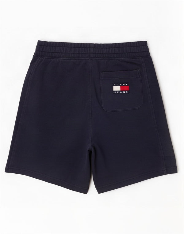 Tommy Hilfiger Mens Graphic Sport Shorts Small Navy Blue Cotton