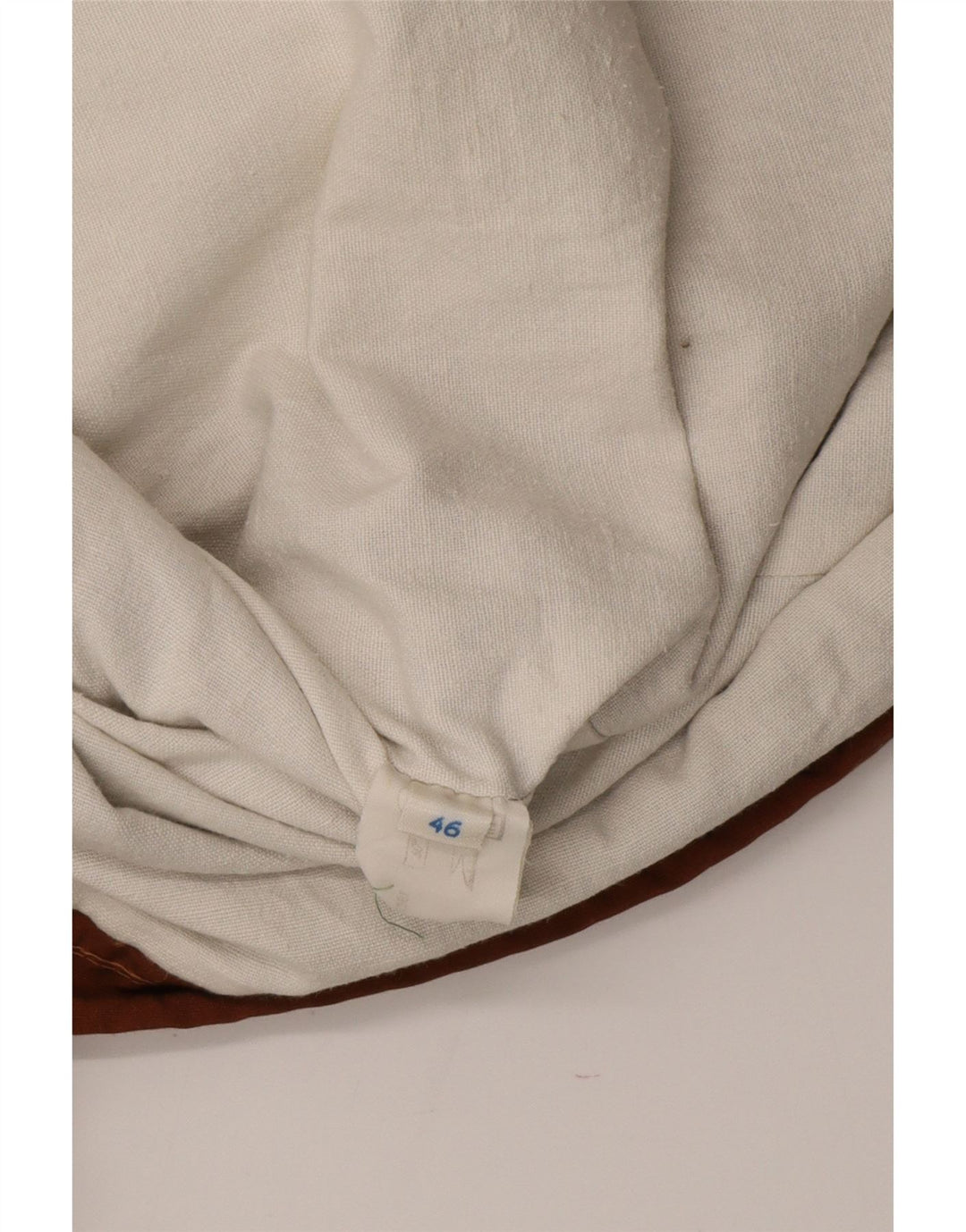 Винтажная мужская ветровка с капюшоном IT 46, маленькая, бежевая, цветной блок