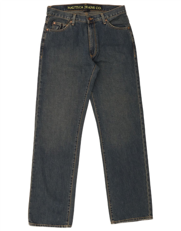 Мужские прямые джинсы Nautica W30 L32, синие, хлопок
