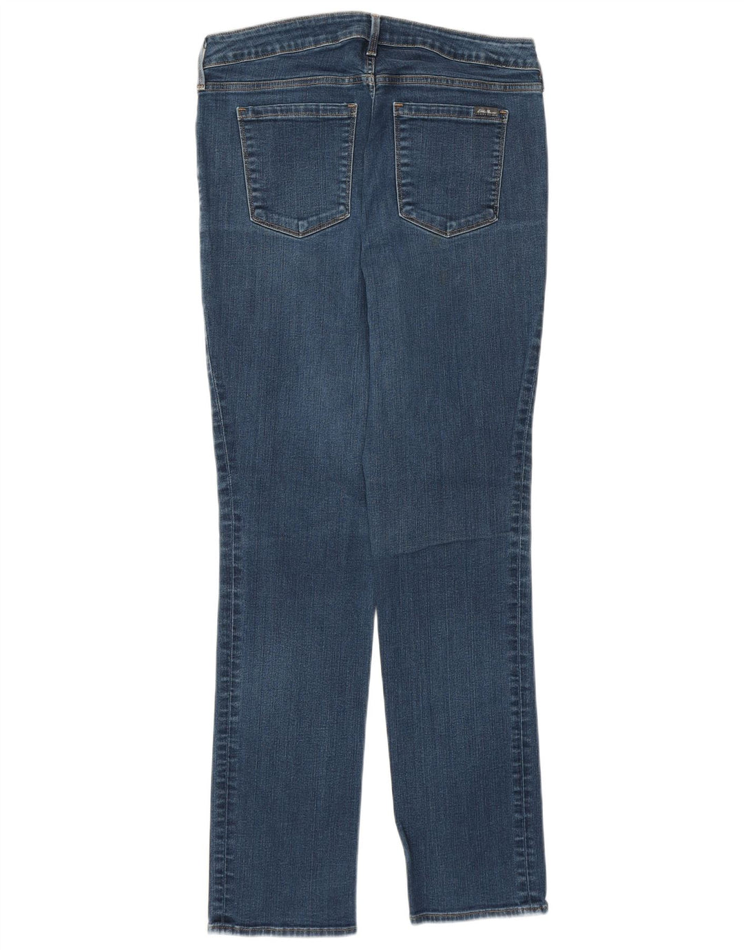 Женские прямые джинсы Eddie Bauer, слегка пышные, США 12, большие W32 L30, синие