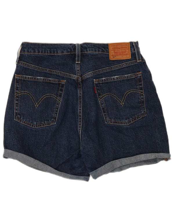 Женские джинсовые шорты Levi's 501 W30, средний темно-синий, хлопок