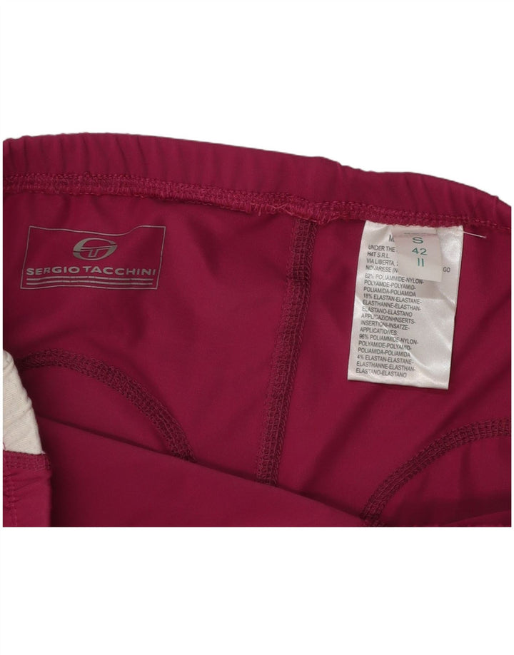 Женская теннисная юбка Sergio Tacchini IT 42, цветной блок, средний розовый