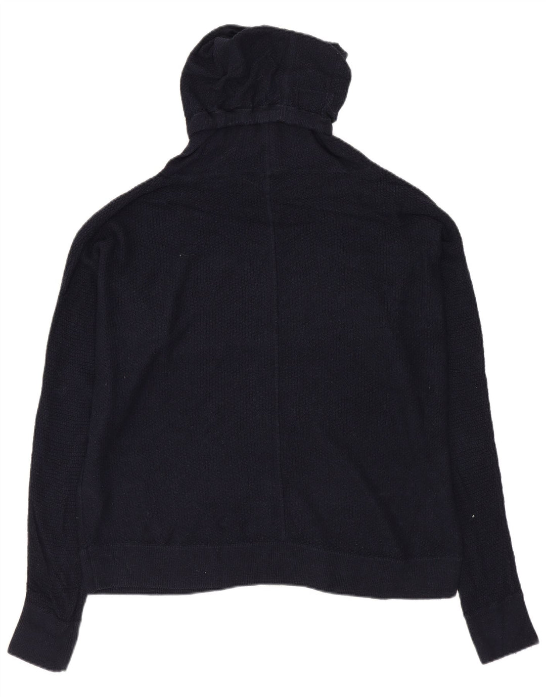 Женский свободный джемпер с высоким воротником LOUNGE UK 10, маленький темно-синий