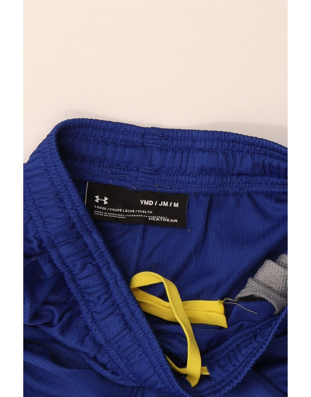 Спортивные шорты с графическим рисунком для мальчиков UNDER ARMOR, 9–10 лет, средний синий