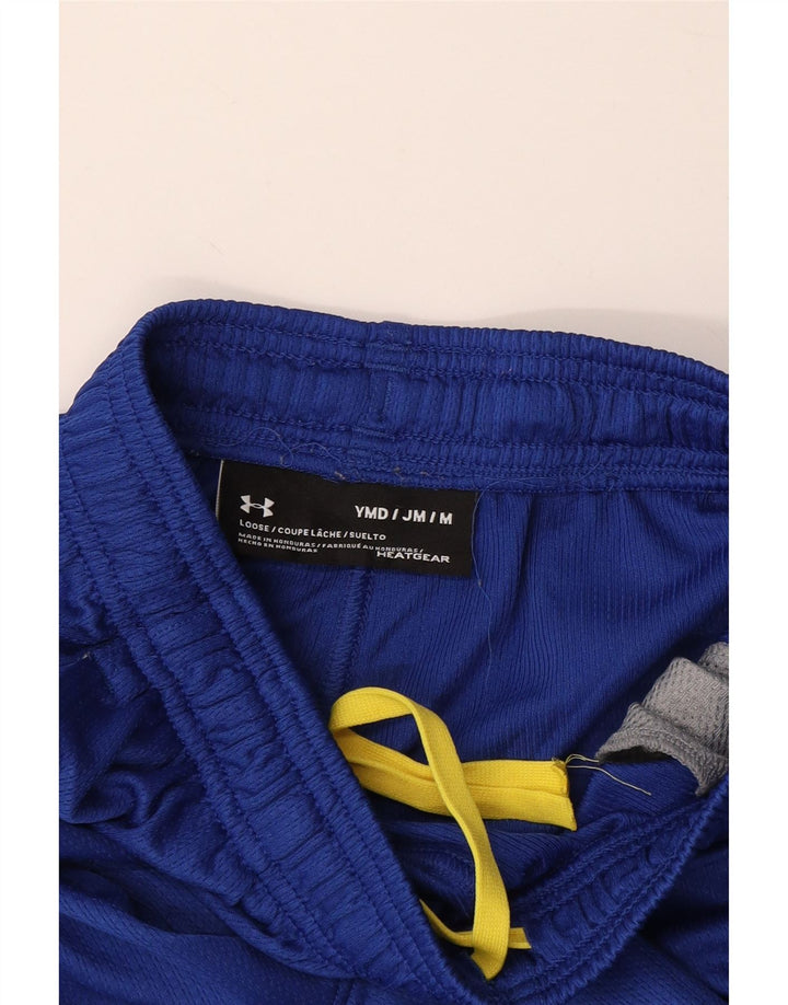 Спортивные шорты с графическим рисунком для мальчиков UNDER ARMOR, 9–10 лет, средний синий