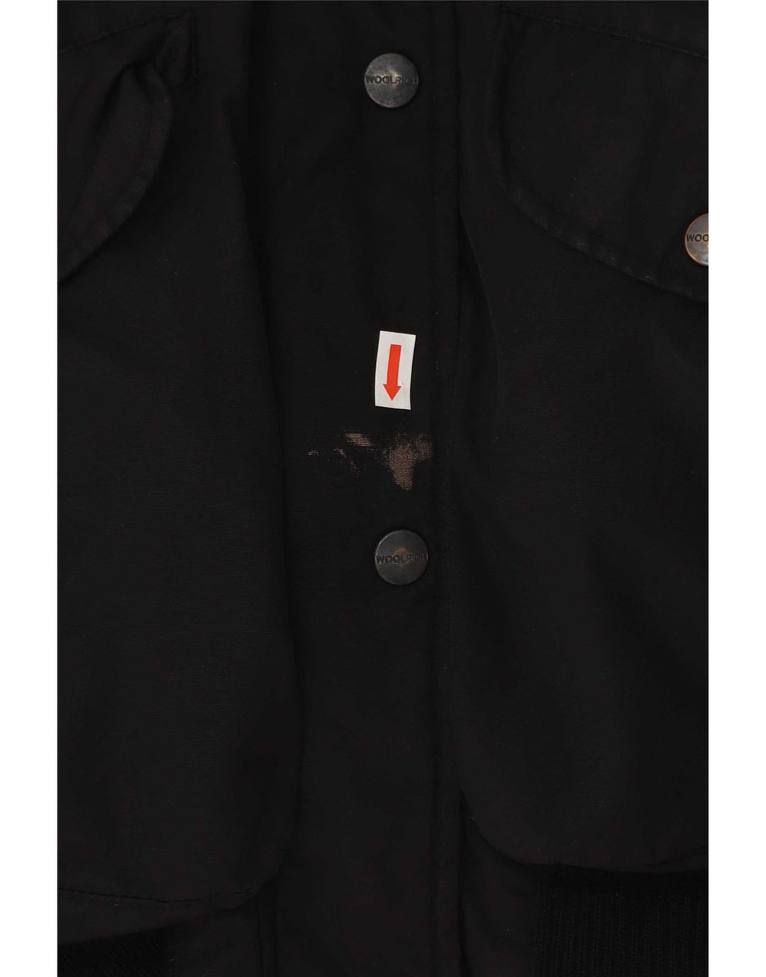 Женская утепленная куртка Woolrich с капюшоном UK 14, средний черный полиэстер
