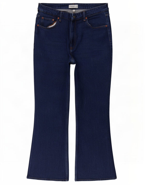 Женские расклешенные джинсы Abercrombie & Fitch США 16 2XL W33 L33 синие
