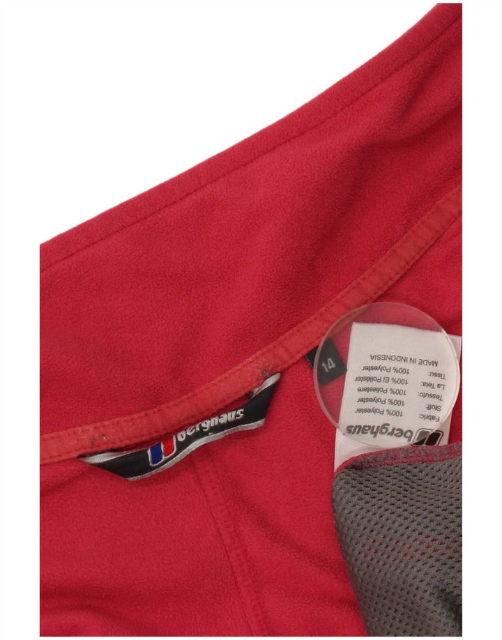 Женская флисовая куртка Berghaus UK 14, полиэстер среднего розового цвета