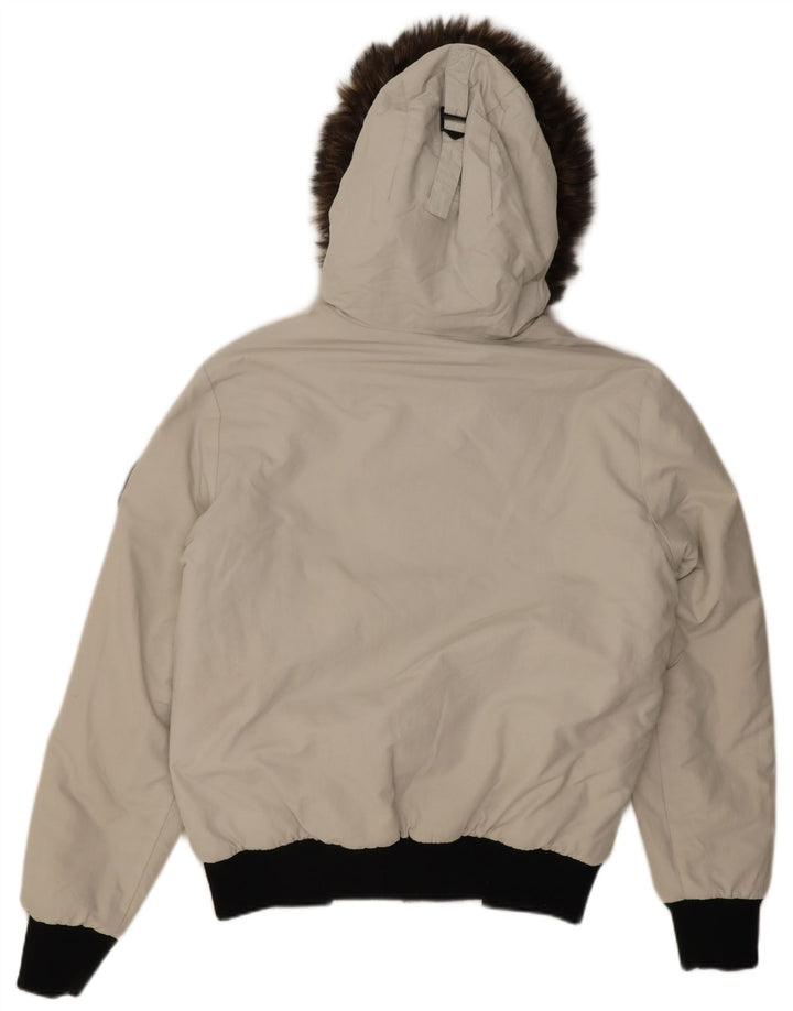 Мужская куртка-бомбер Superdry Everest Mountain Parka UK 40, большая белая