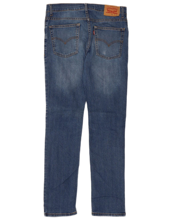 Джинсы скинни Levi's 510 с потертостями для мальчиков 15–16 лет W28 L28, синий хлопок