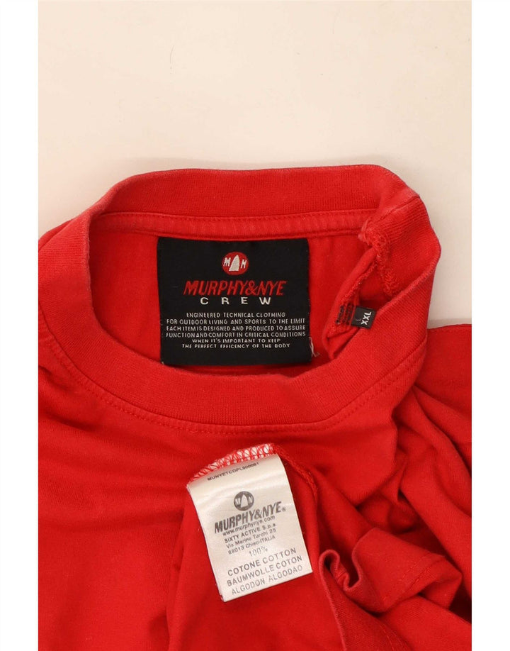 Мужская футболка с рисунком Murphy & Nye, 2XL, красный хлопок