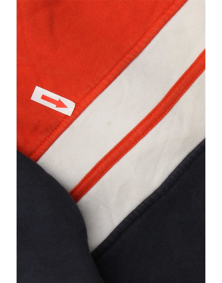 Мужской спортивный костюм Ellesse, верхняя куртка XL, темно-синий, хлопок с цветными блоками