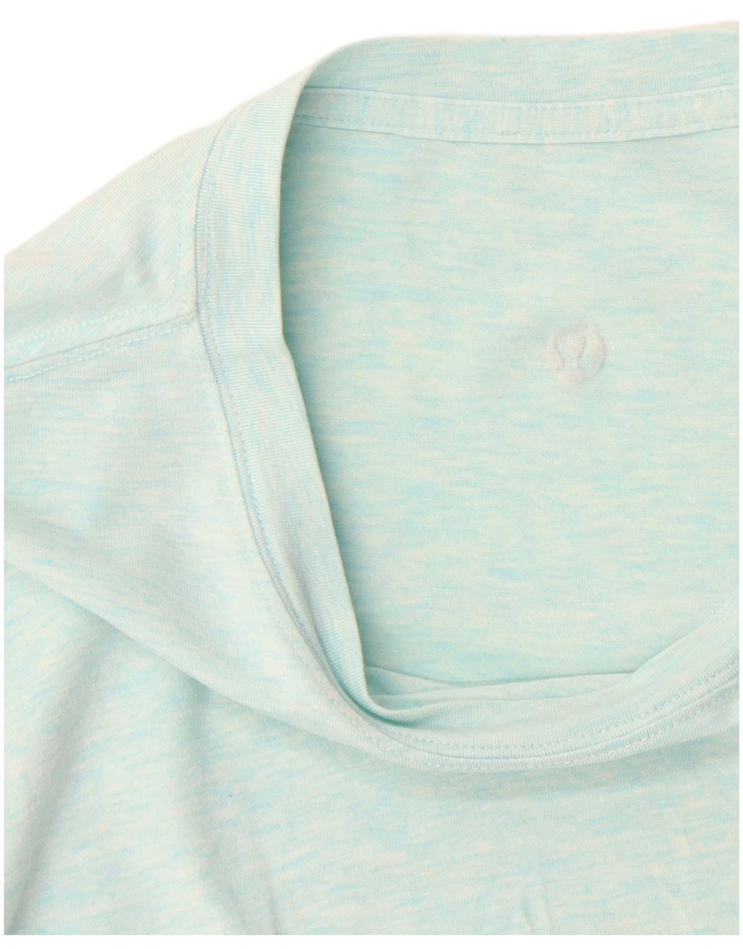 Женская футболка Lululemon Top UK 16, большая синяя в крапинку