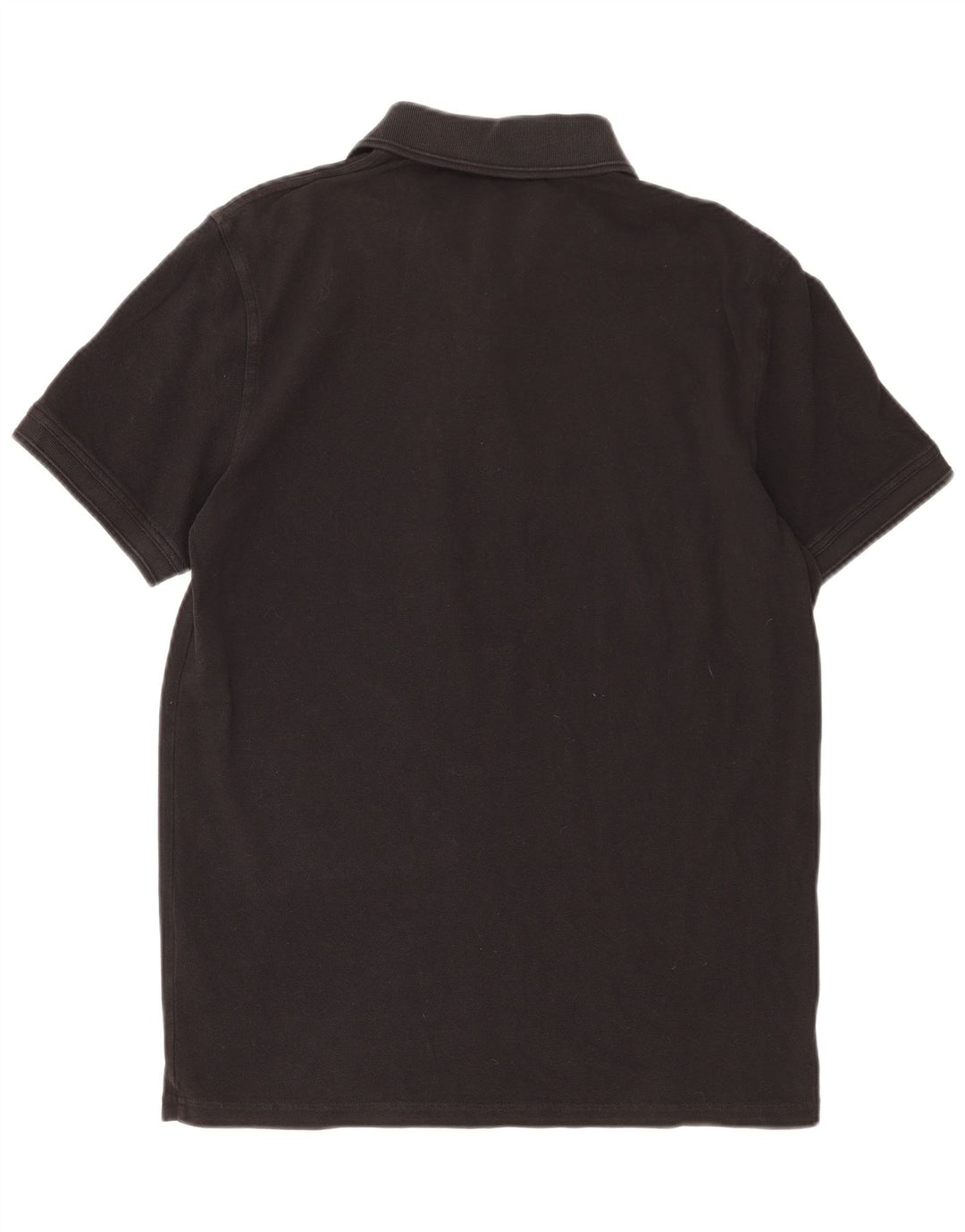 Мужская рубашка поло HUGO BOSS среднего размера, черный хлопок