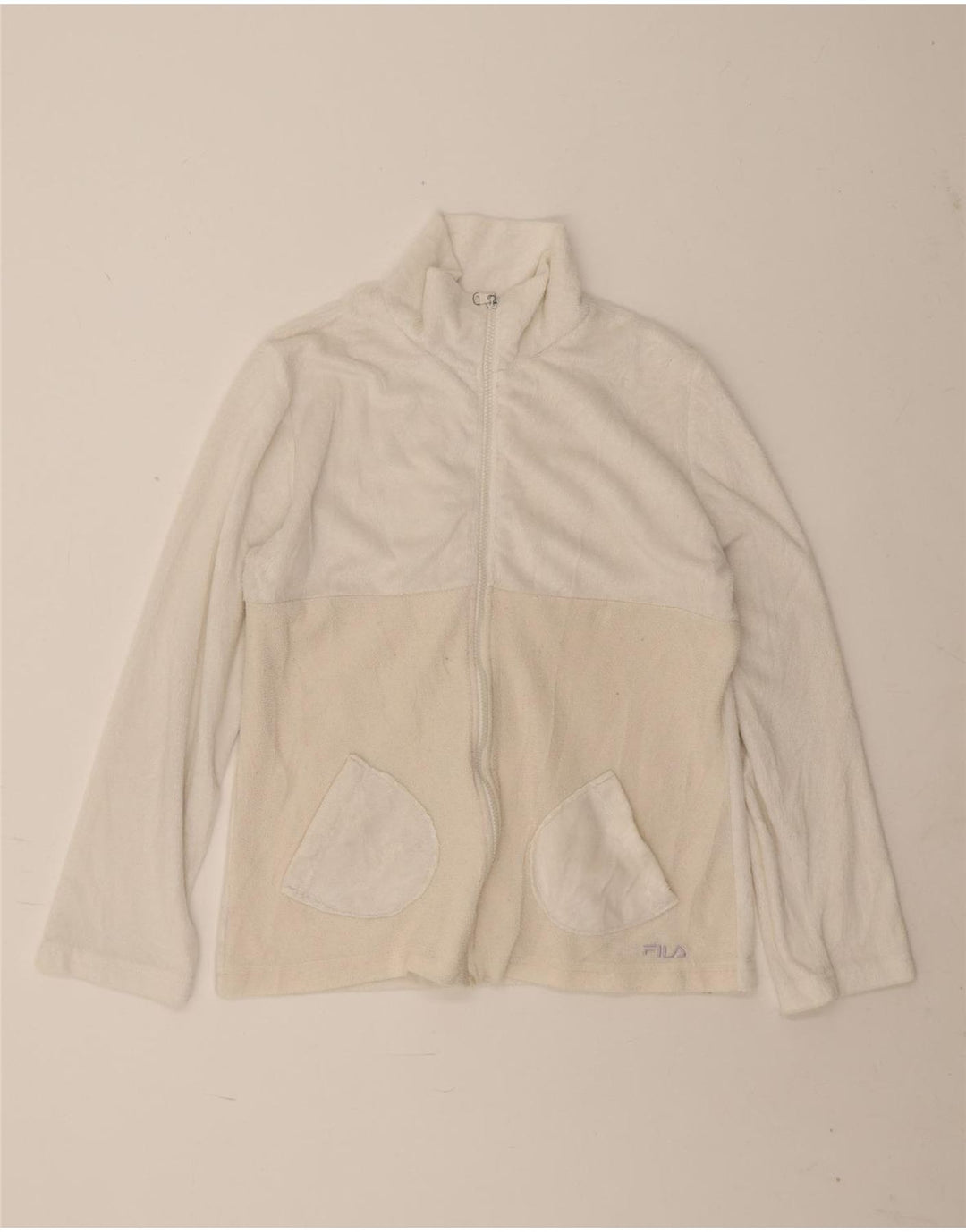 Женская флисовая куртка Fila UK 16, большая белая