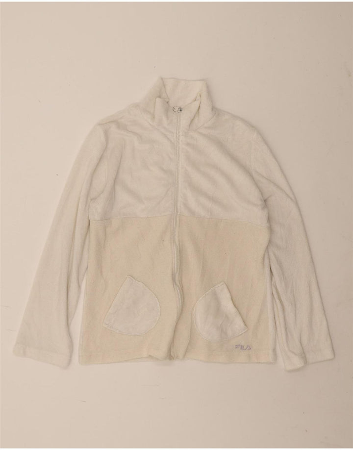 Женская флисовая куртка Fila UK 16, большая белая