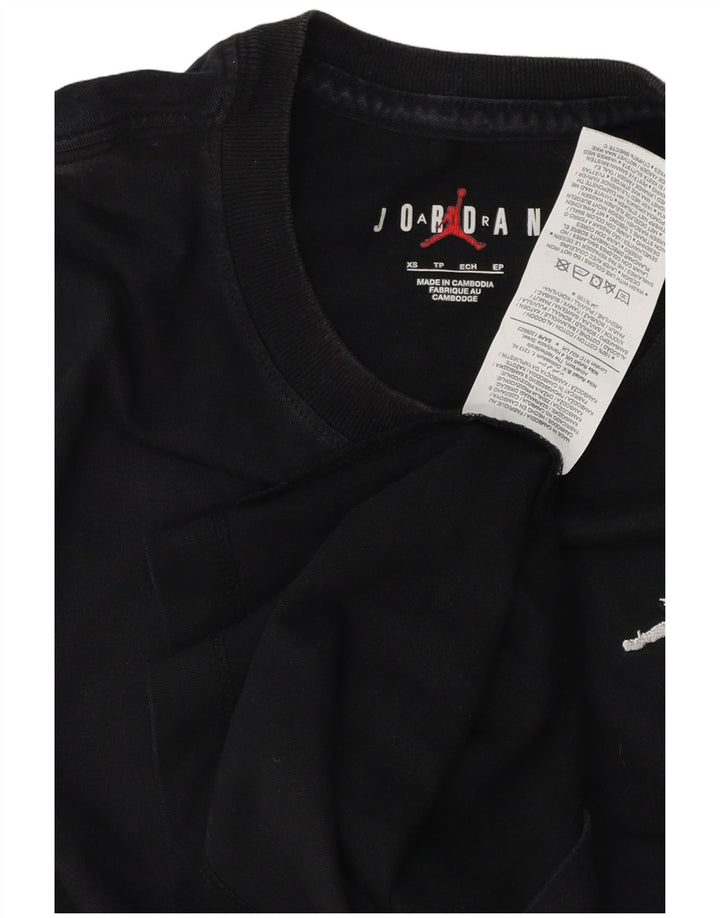 Мужская футболка Jordan Top XS, черный хлопок