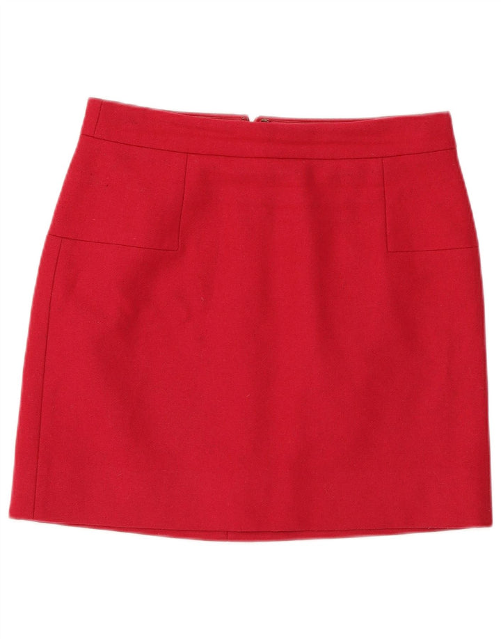 Женская мини-юбка J. Crew US 2 XS W28, розовая шерсть