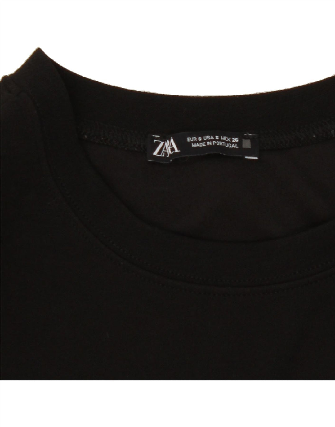 ZARA Womens Oversized T-Shirt Dress UK 10 Small Black Vintage Zara and Second-Hand Zara from Messina Hembry 