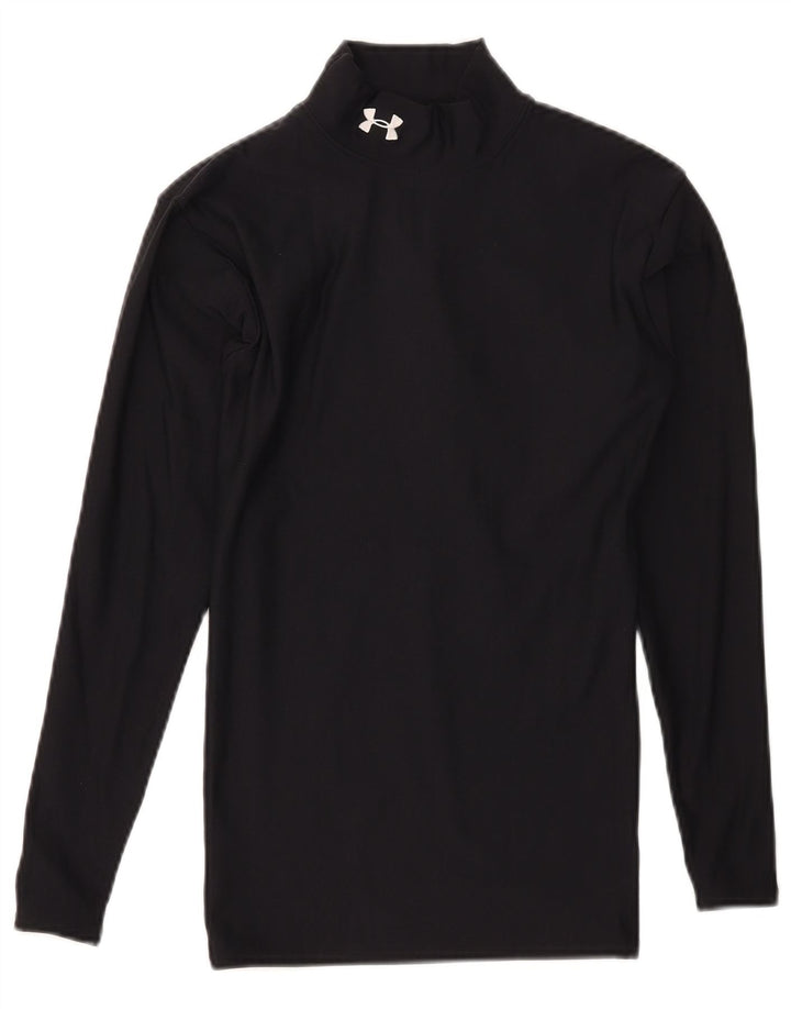 Мужской топ Under Armour Cold Gear с длинным рукавом, маленький, черный, полиэстер