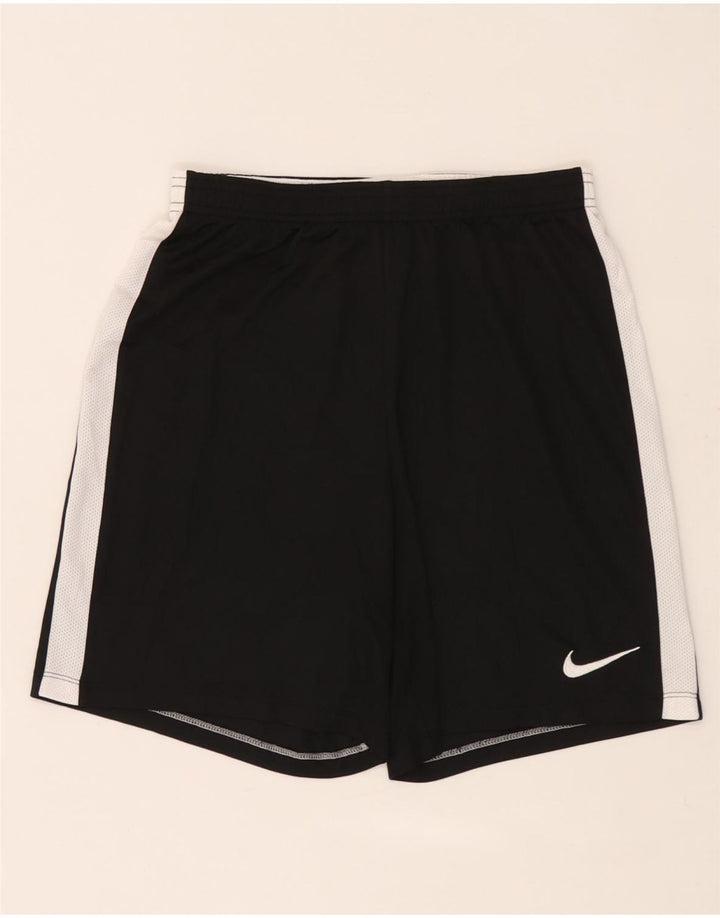 Мужские спортивные шорты Nike Dri Fit XL, черные, полиэстер с цветными блоками