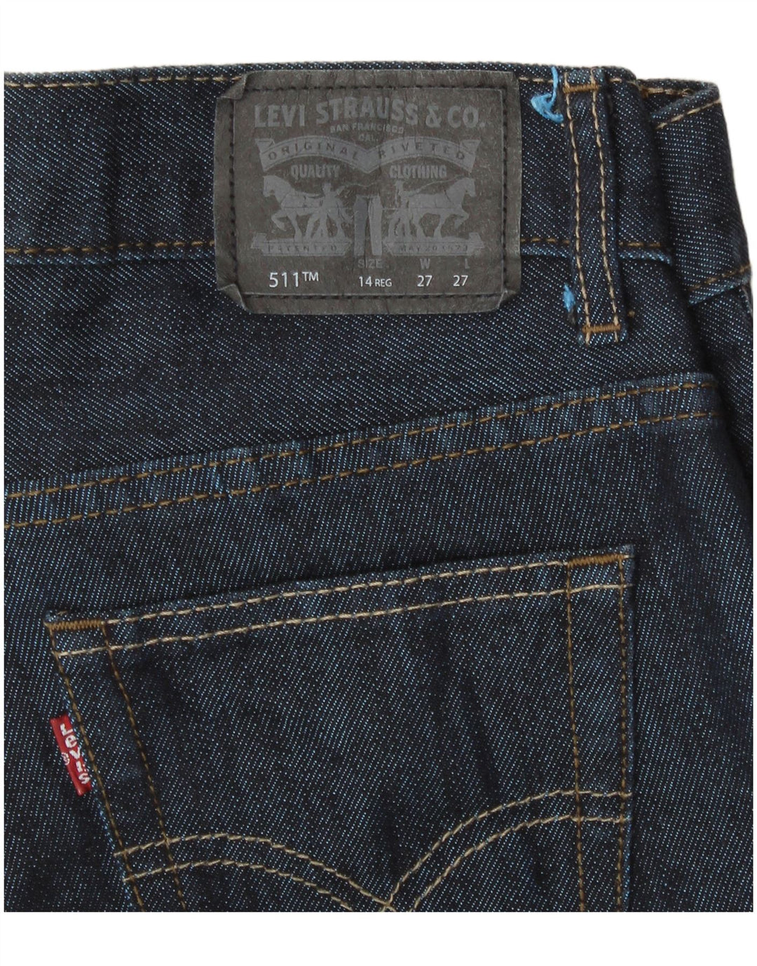 Джинсы LEVI'S Girls 511 Slim 13-14 лет W27 L27 Темно-синие