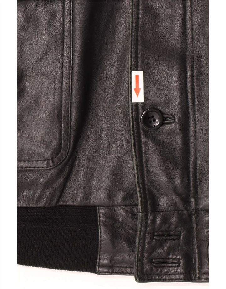 Мужская кожаная куртка Fusaro IT 48 Medium Black