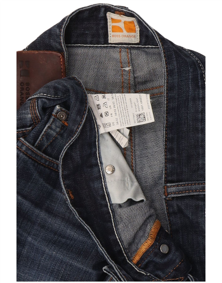 Мужские джинсовые шорты Hugo Boss W36, большие синие