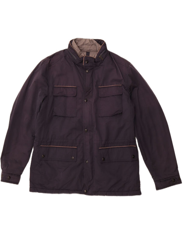 Мужская куртка MASSIMO DUTTI UK 44 2XL Темно-синий полиэстер