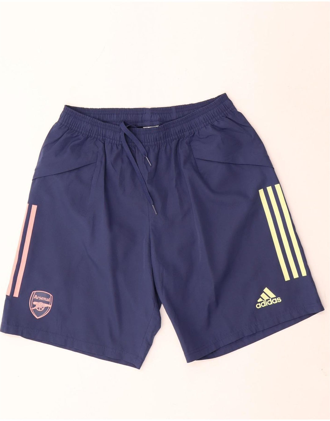 Мужские спортивные шорты Adidas Arsenal, большие темно-синие, полиэстер