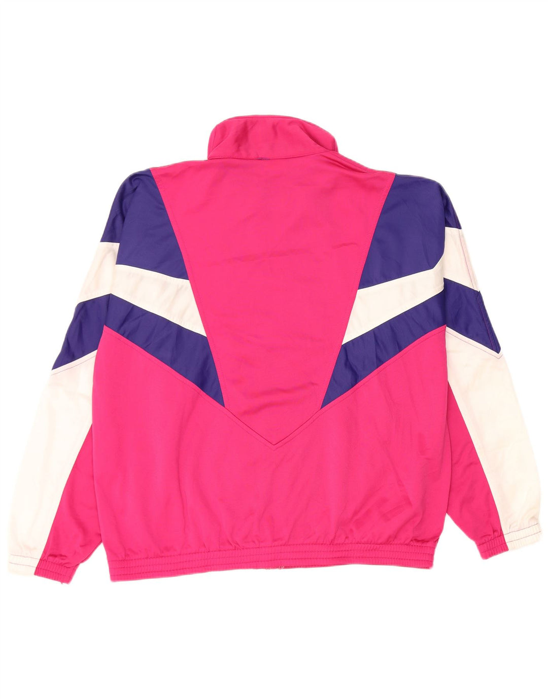 Женский спортивный костюм Ellesse Top Jacket UK 14 Средний розовый с цветными блоками в стиле ретро