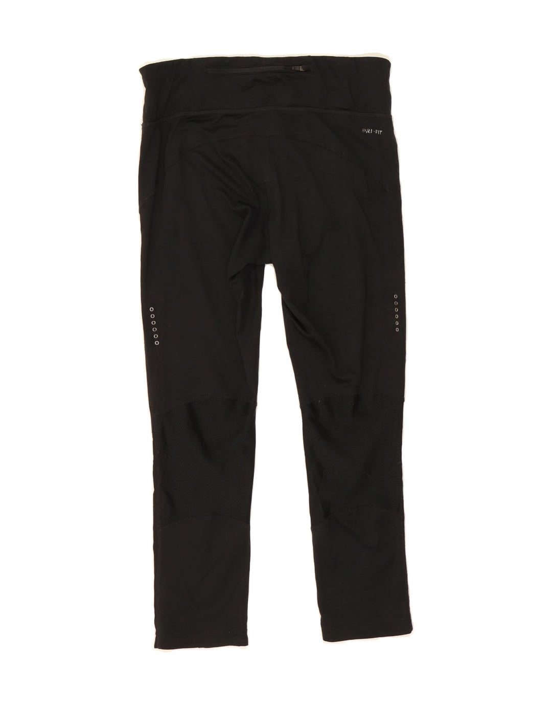 NIKE Womens Dri Fit Leggings UK 12 Medium  Black Polyester Vintage Nike and Second-Hand Nike from Messina Hembry 