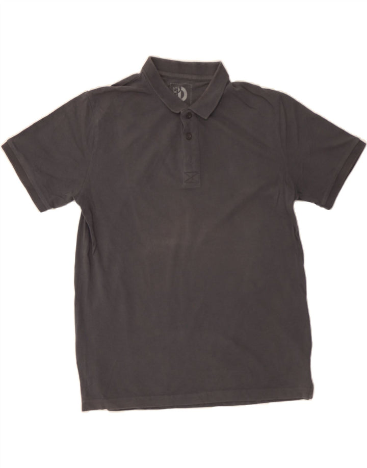 DACK'S Mens Polo Shirt Large Grey Cotton Vintage Dack's and Second-Hand Dack's from Messina Hembry 