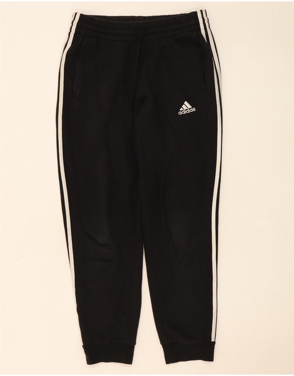 Женские спортивные брюки Adidas Joggers UK 14, средний черный хлопок