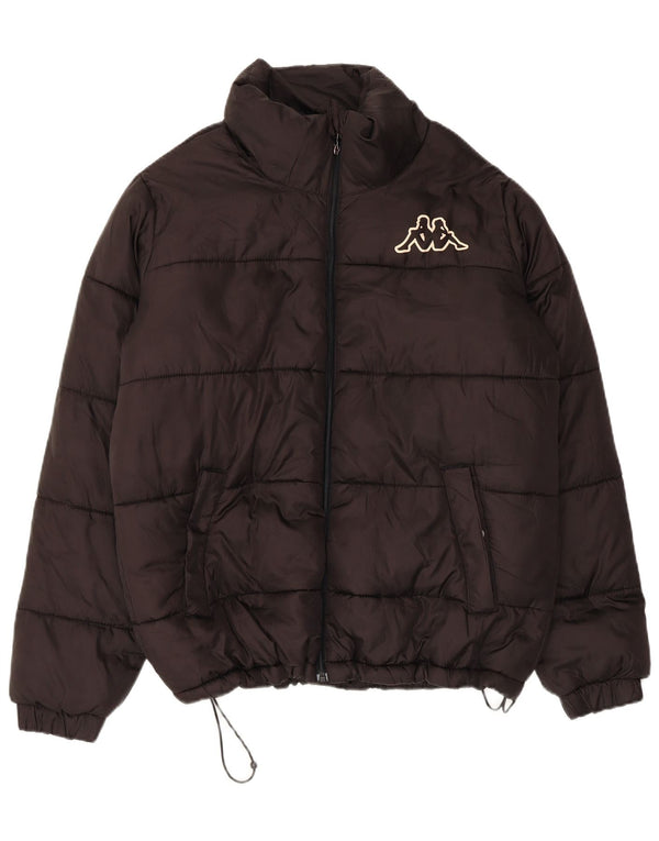 Мужская стеганая куртка KAPPA UK 40, большая, черная, полиэстер