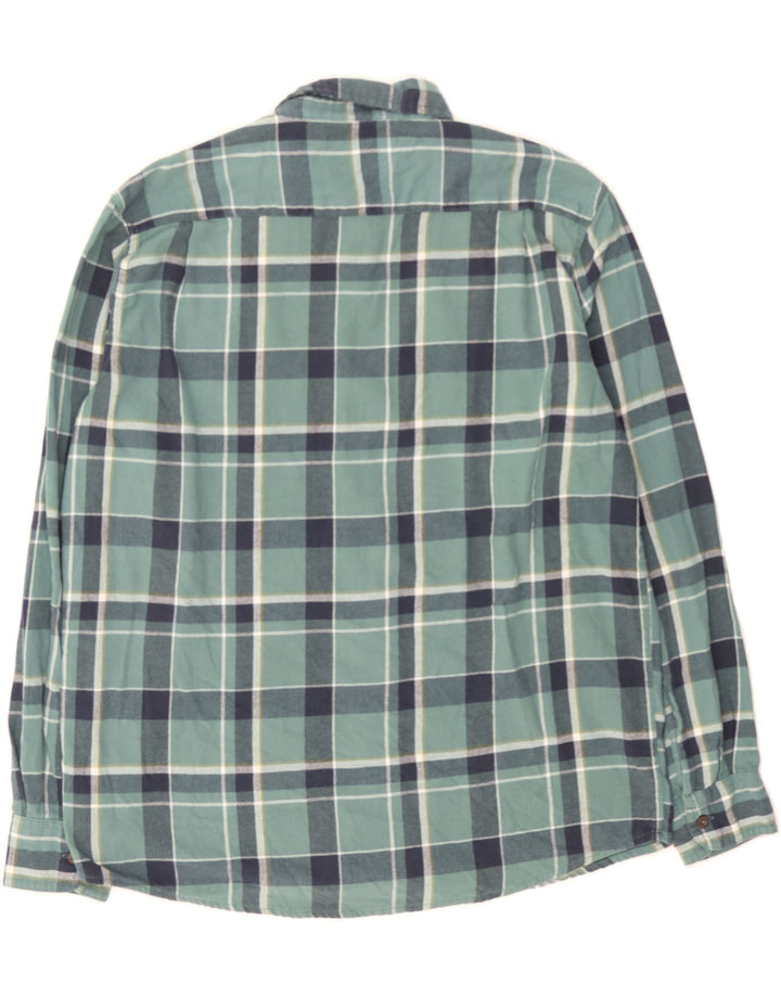 WRANGLER Mens Flannel Shirt Large Blue Check Cotton Vintage Wrangler and Second-Hand Wrangler from Messina Hembry 