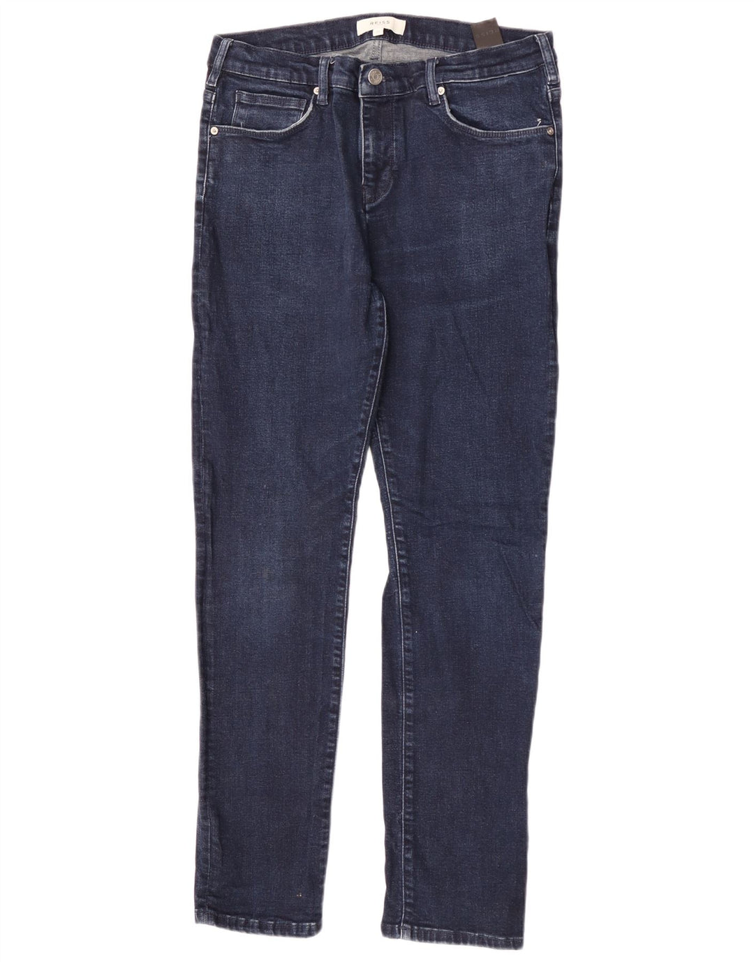 Мужские узкие джинсы Reiss W34 L30, темно-синий, хлопок