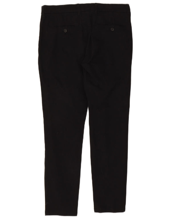 Мужские брюки-чиносы Marks & Spencer W32 L29, черные, хлопковые